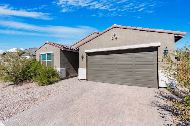 ranch-style house with a garage