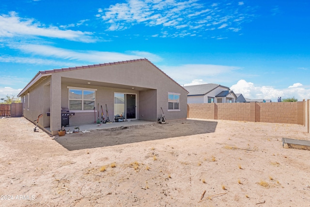 view of back of property