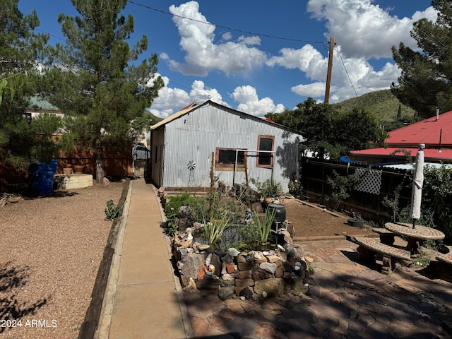 view of rear view of property