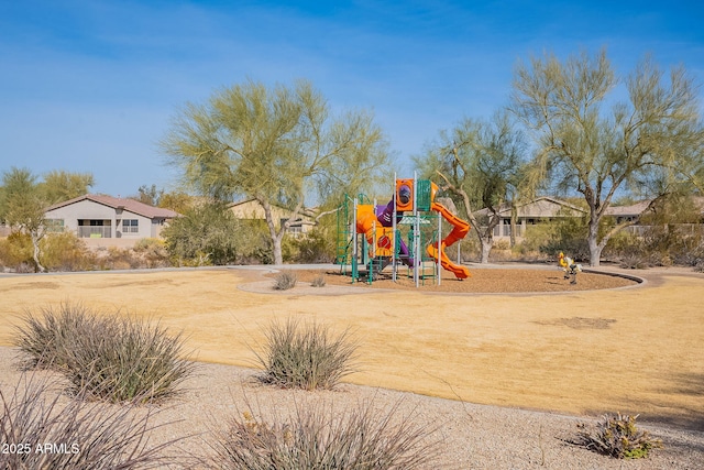 view of play area