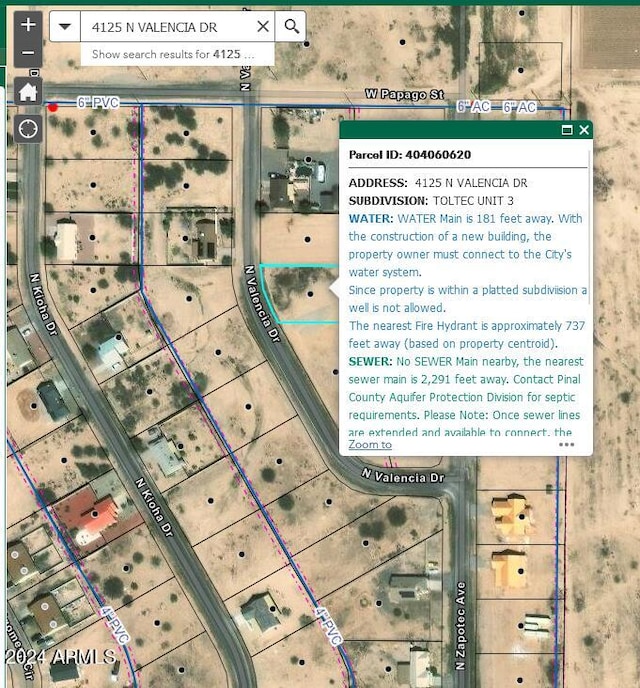 4125 N Valencia Dr Unit 2, Eloy AZ, 85131 land for sale