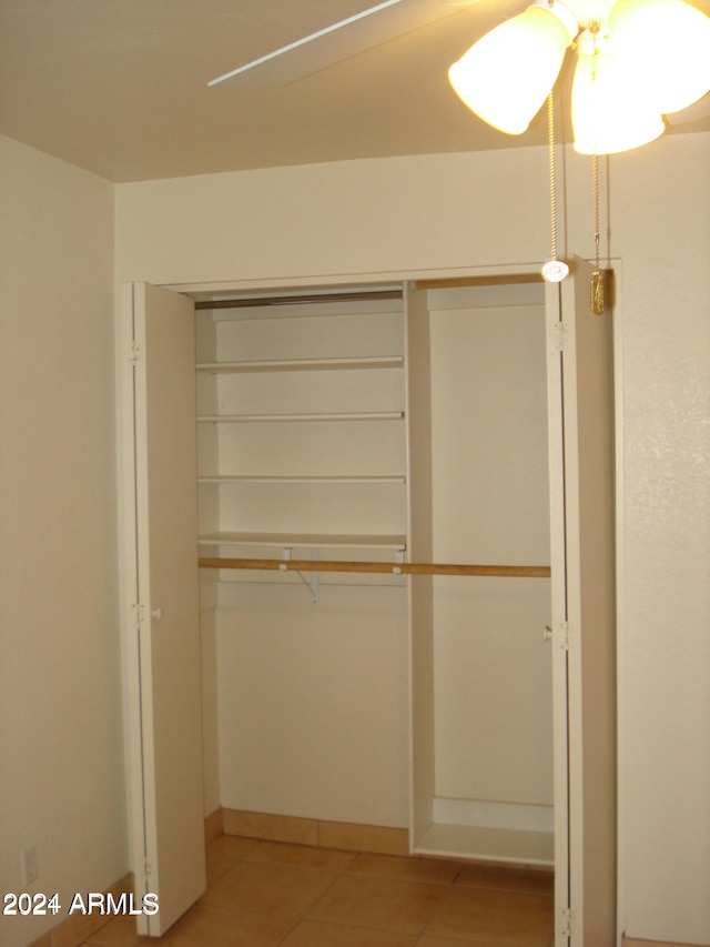 view of closet