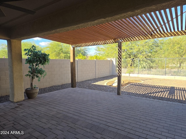 view of patio