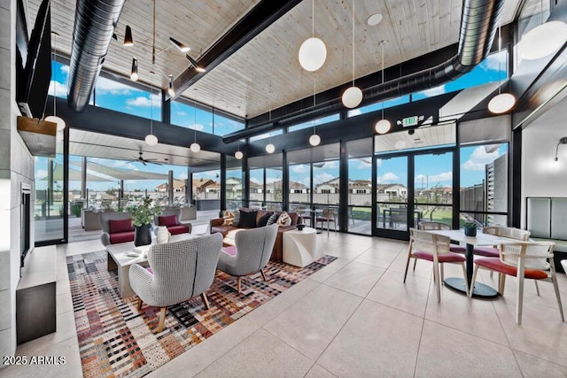 3751 S Tulip, Mesa, AZ 85212 - building lobby with a towering ceiling and a wall of windows