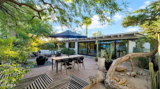 5714 N 11th St, Phoenix, AZ 85014 - view of patio / terrace featuring outdoor lounge area and outdoor dining space
