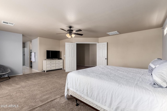 23332 N Serenity Trl, Florence, AZ 85132 - bedroom with carpet and ceiling fan