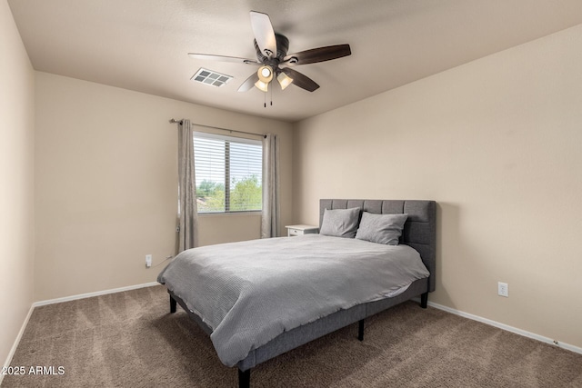 23332 N Serenity Trl, Florence, AZ 85132 - bedroom featuring carpet flooring and a ceiling fan