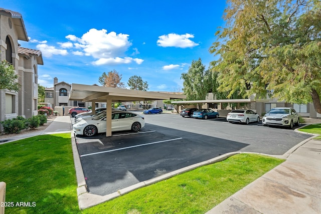 view of car parking