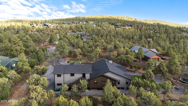 1500 W Pinetree Ct, Show Low, AZ 85901 - aerial view of property and surrounding area with a forest