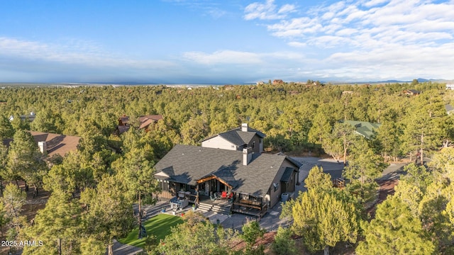 1500 W Pinetree Ct, Show Low, AZ 85901 - aerial view of property's location featuring a forest