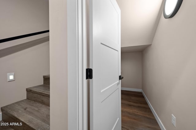 1500 W Pinetree Ct, Show Low, AZ 85901 - stairway featuring wood finished floors and baseboards