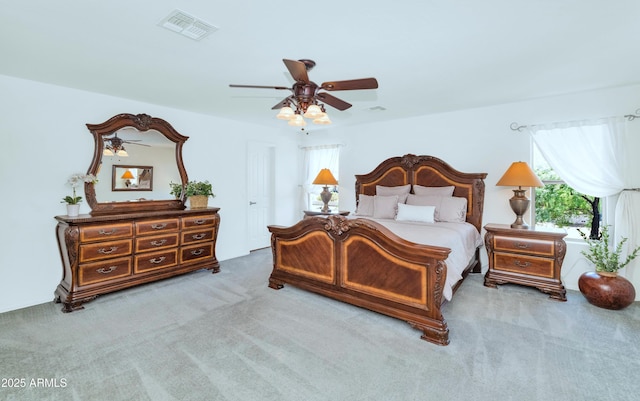 1821 E Patrick Ln, Phoenix, AZ 85024 - bedroom featuring carpet flooring and a ceiling fan