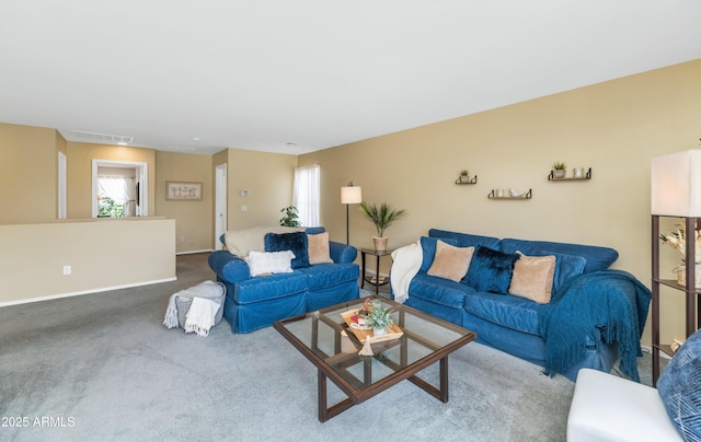 1821 E Patrick Ln, Phoenix, AZ 85024 - carpeted living room featuring baseboards
