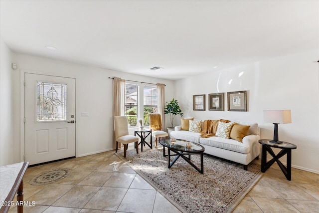 1821 E Patrick Ln, Phoenix, AZ 85024 - living area with light tile patterned flooring and baseboards
