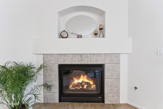 1821 E Patrick Ln, Phoenix, AZ 85024 - detailed view of a fireplace and baseboards