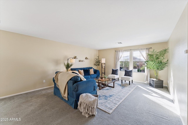 1821 E Patrick Ln, Phoenix, AZ 85024 - carpeted living area featuring baseboards