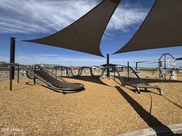 view of communal playground