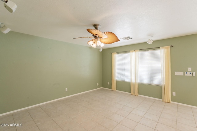 3665 E Thames Way, San Tan Valley, AZ 85140 - empty room featuring ceiling fan, baseboards, and light tile patterned flooring