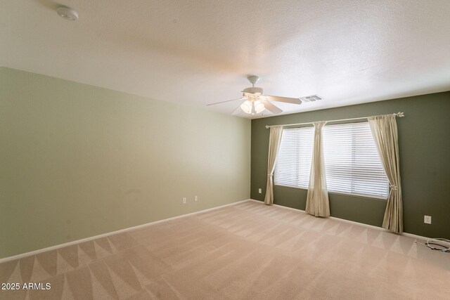 3665 E Thames Way, San Tan Valley, AZ 85140 - unfurnished room featuring light carpet, a ceiling fan, a smoke detector, and baseboards
