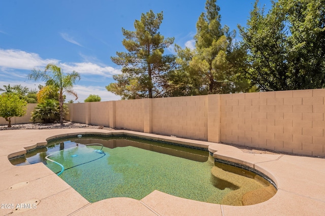 3665 E Thames Way, San Tan Valley, AZ 85140 - view of swimming pool featuring a fenced backyard and a patio area