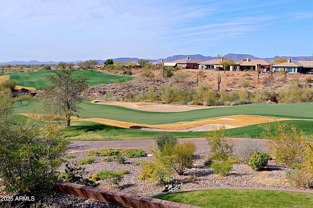 view of property's community featuring a mountain view