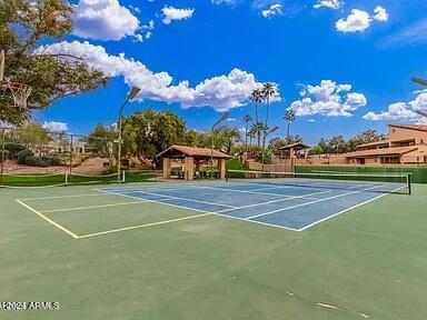 view of tennis court