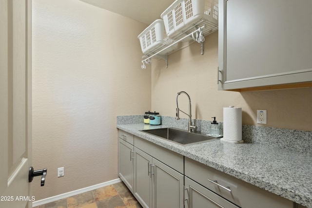 laundry room featuring sink