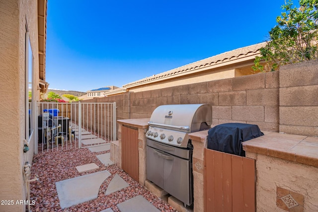 4215 W Hackamore Dr, Phoenix, AZ 85083 - fenced backyard with a grill