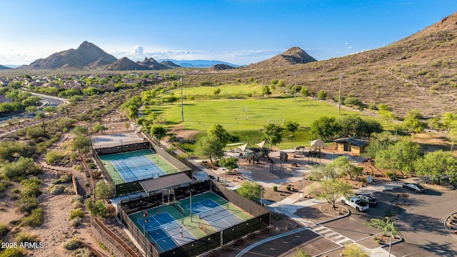 4215 W Hackamore Dr, Phoenix, AZ 85083 - bird's eye view of a mountainous background
