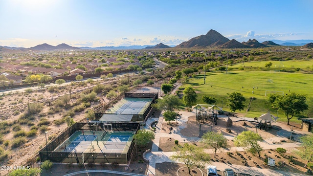 4215 W Hackamore Dr, Phoenix, AZ 85083 - aerial view of a mountain backdrop