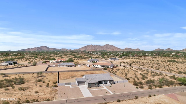 view of mountain feature with view of desert