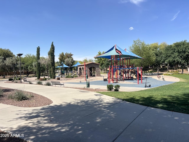 view of community playground