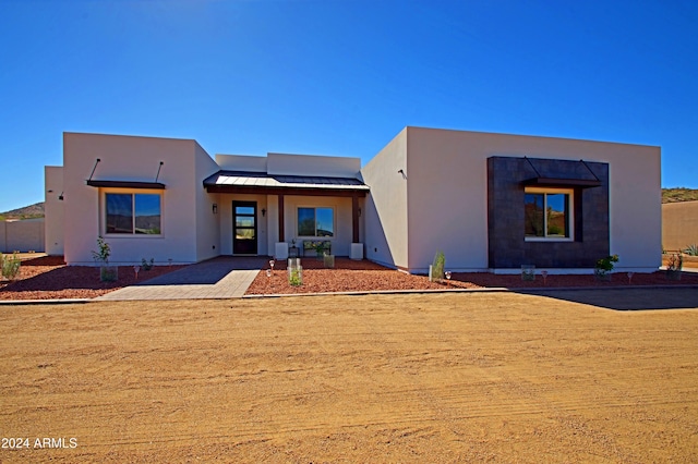 view of pueblo-style home