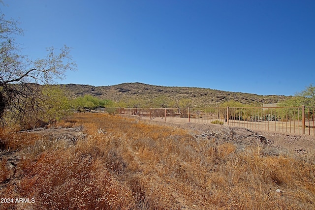 property view of mountains with a rural view