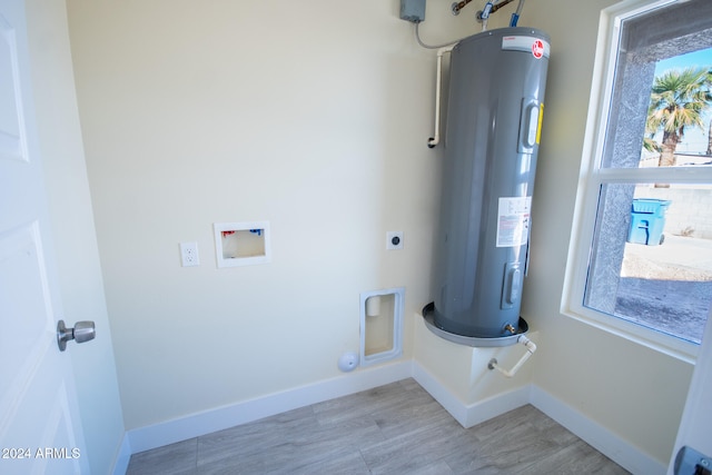 utilities featuring electric water heater