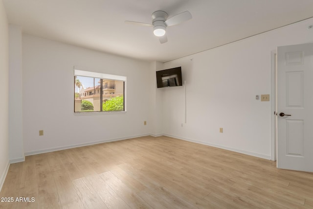 10330 W Thunderbird Blvd Unit C109, Sun City, AZ 85351 - empty room with light wood-style flooring and a ceiling fan