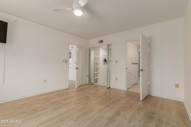 10330 W Thunderbird Blvd Unit C109, Sun City, AZ 85351 - spare room featuring light wood-type flooring and a ceiling fan