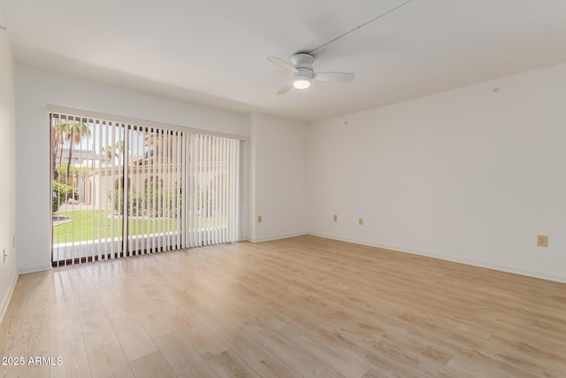 10330 W Thunderbird Blvd Unit C109, Sun City, AZ 85351 - unfurnished room with ceiling fan and light wood-type flooring