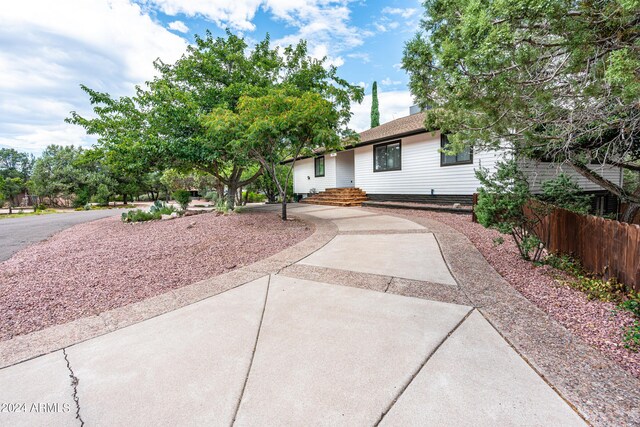 view of ranch-style house