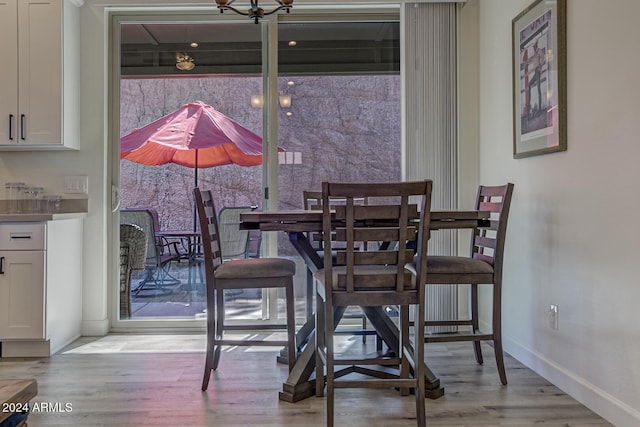 211 S Thunder Mtn, Payson, AZ 85541 - dining space featuring light wood-style floors and baseboards