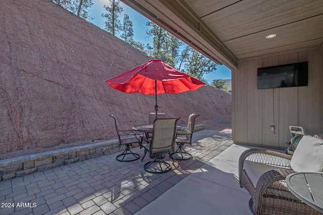 view of patio