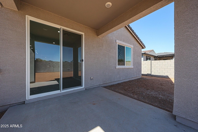 19115 N Los Gabrieles Way, Maricopa, AZ 85138 - view of patio with fence