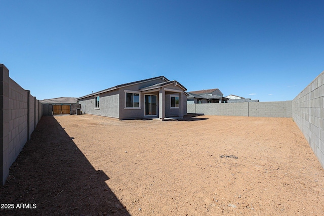 19115 N Los Gabrieles Way, Maricopa, AZ 85138 - back of house featuring a fenced backyard