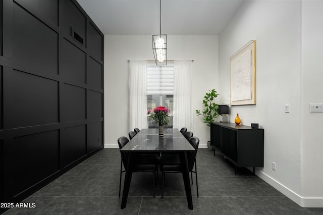 view of dining area