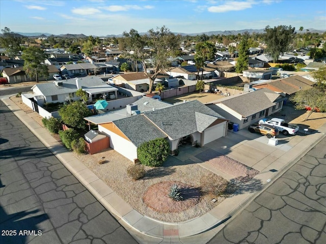 birds eye view of property featuring a residential view