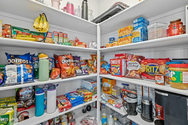 view of pantry