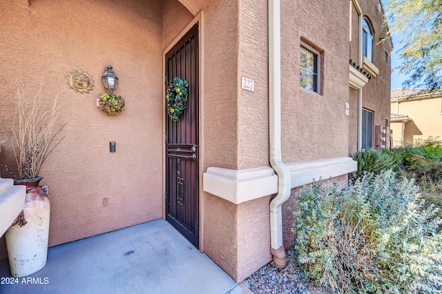 view of property entrance