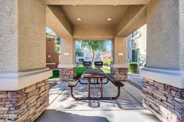 view of patio