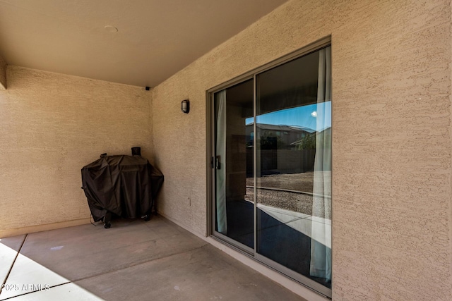 view of patio / terrace featuring area for grilling