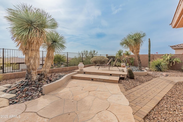 view of patio